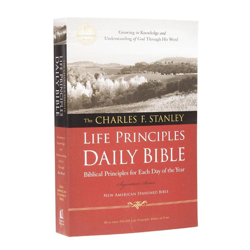 NASB Life Principles Daily Bible